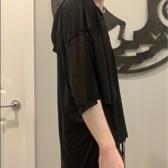 Forever21 sheer hoodie - Picture 3 of 5